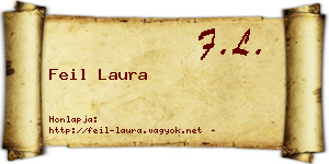 Feil Laura névjegykártya